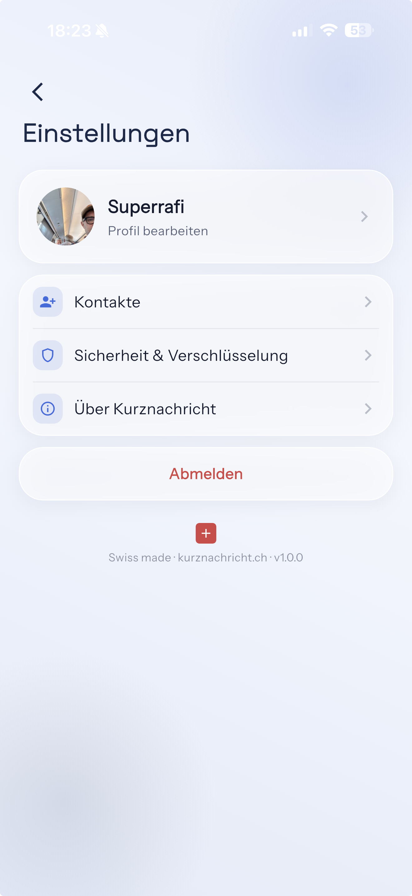 App-Screenshot Chats